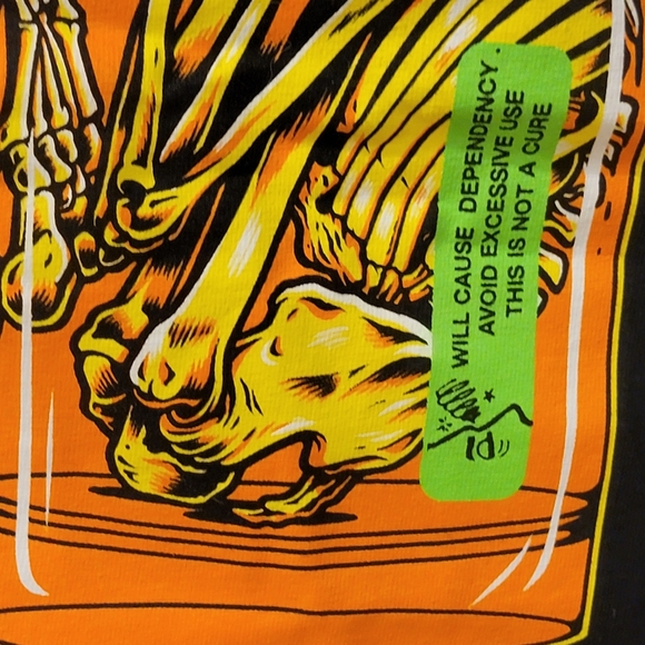 No Hours Numb Print Tee Mens Large - Picture 3 of 8